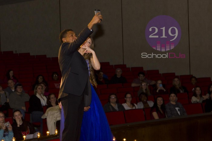 Portage Prom Fashion Show Selfie